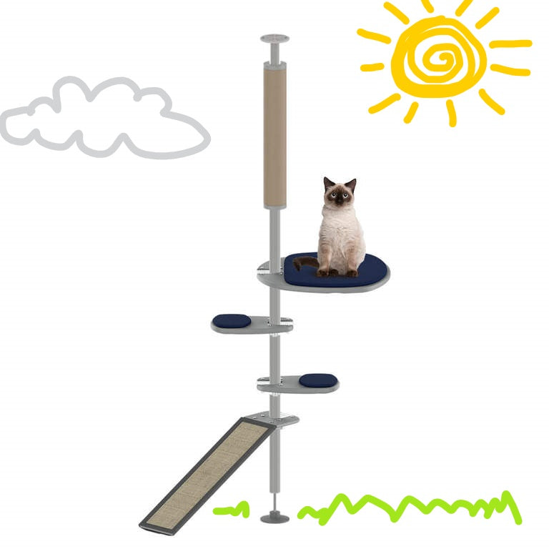 Omlet Outdoor Freestyle Cat Tree - Bark Kit