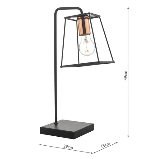 Dar Lighting Munich Rechargeable Outdoor Table Lamp IP54 • MUN4222 —  Superior Lighting