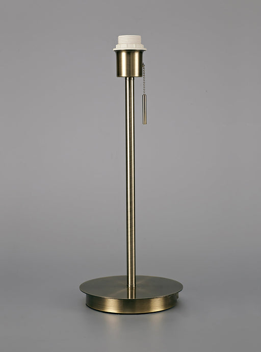 Deco Morgan Bankers Table Lamp 1 Light E27 Antique Brass/Green