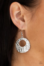 Cargar imagen en el visor de la galería, Warped Perceptions - Silver Earrings - Paparazzi Accessories - Paparazzi Accessories 
