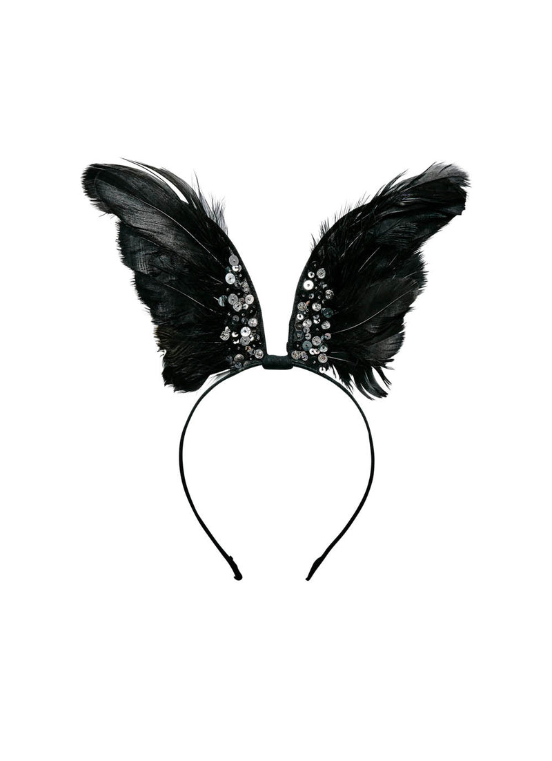 Raven Winged Headband