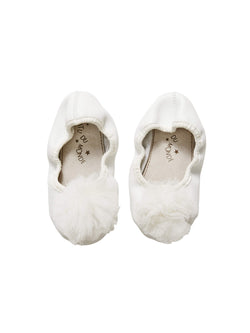 pom pom ballet slippers