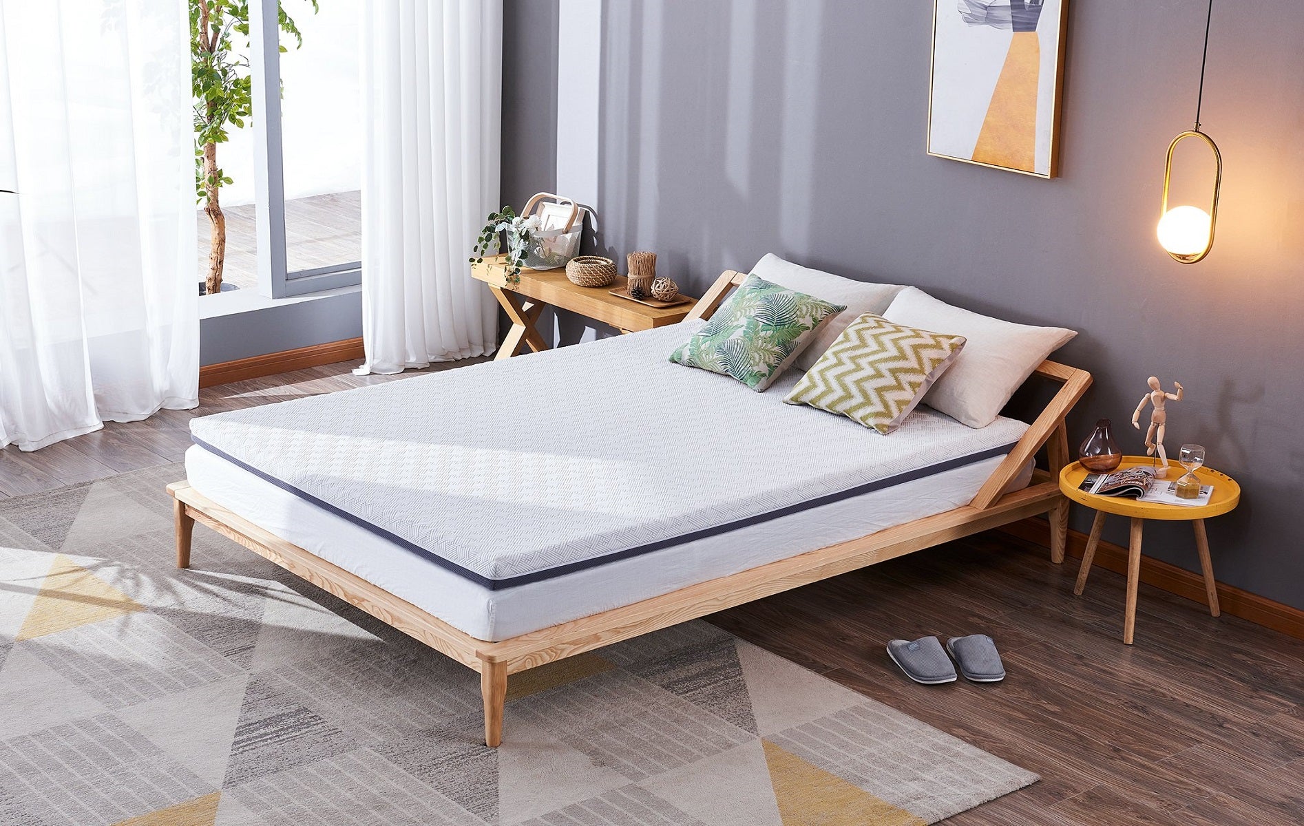 inofia double memory foam mattress topper