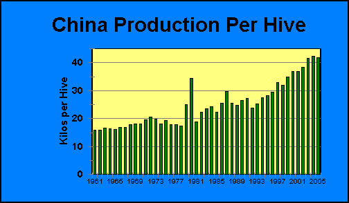 China Production Per Hive | Airborne Honey 