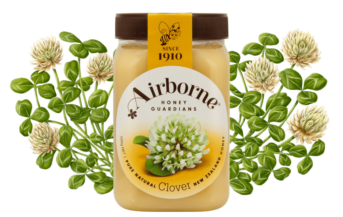 Airborne Creamed Clover Honey