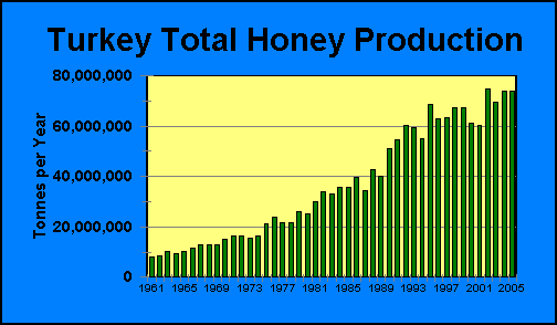 Turkey Total Honey Production | Airborne Honey 