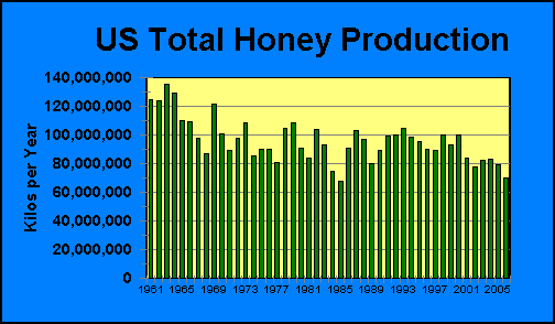 US Total Honey Production | Airborne Honey 