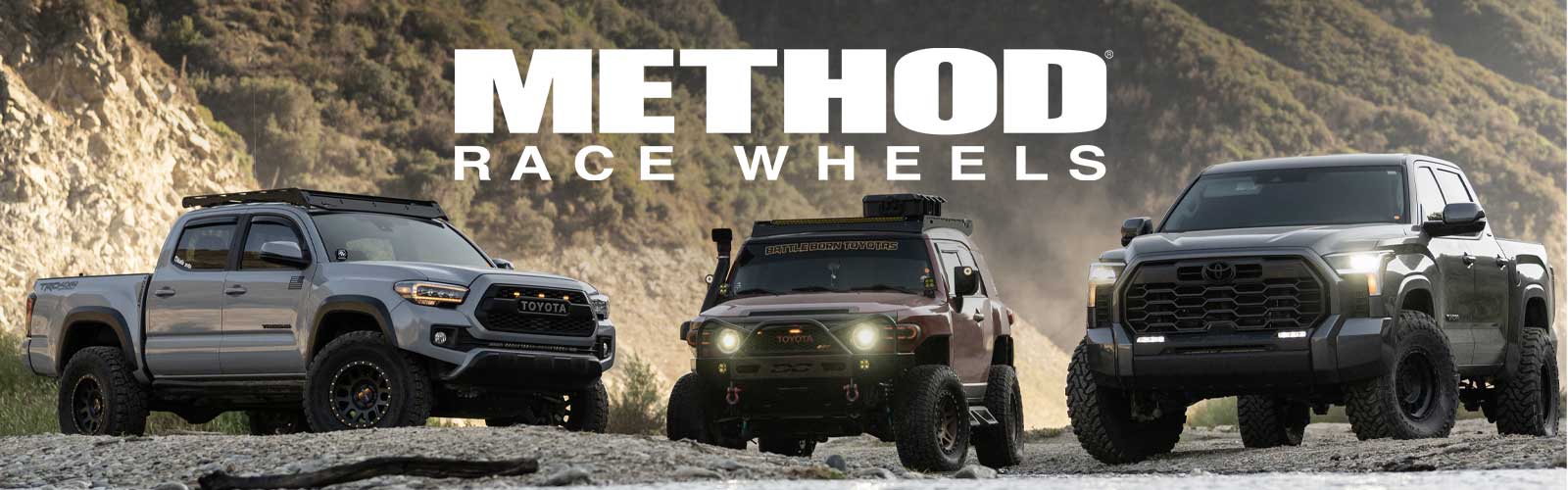 Method Race Wheels for Toyota Tundra, Tacoma, 4Runner, RAV4, Sequoia