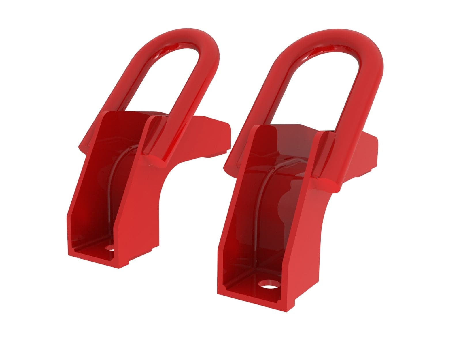 aFe Control Front Tow Hooks Red 2022+ Toyota Tundra TheYotaGarage