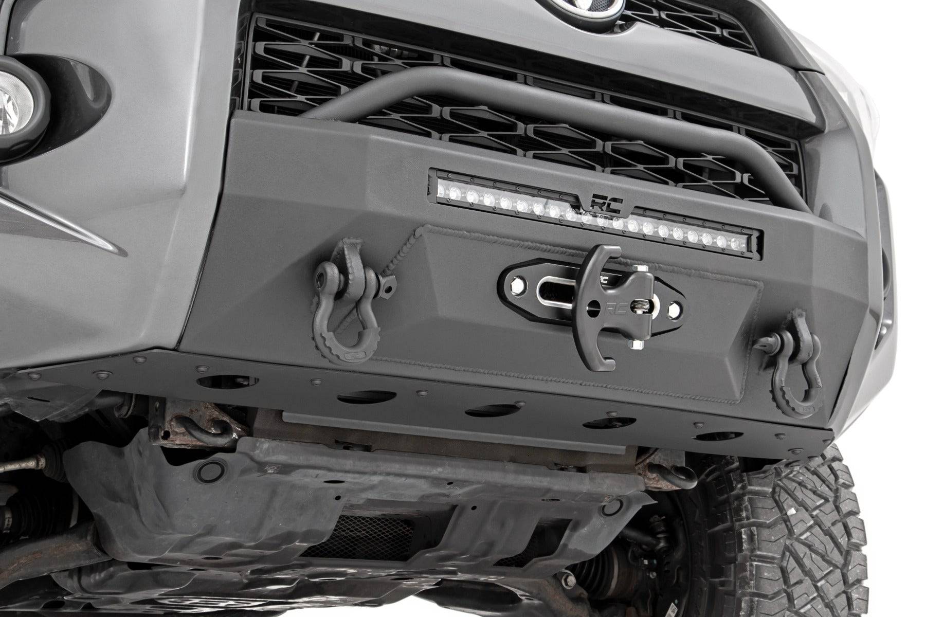 Rough Country Low Profile Hybrid Front Winch Bumper | 2014+ Toyota ...