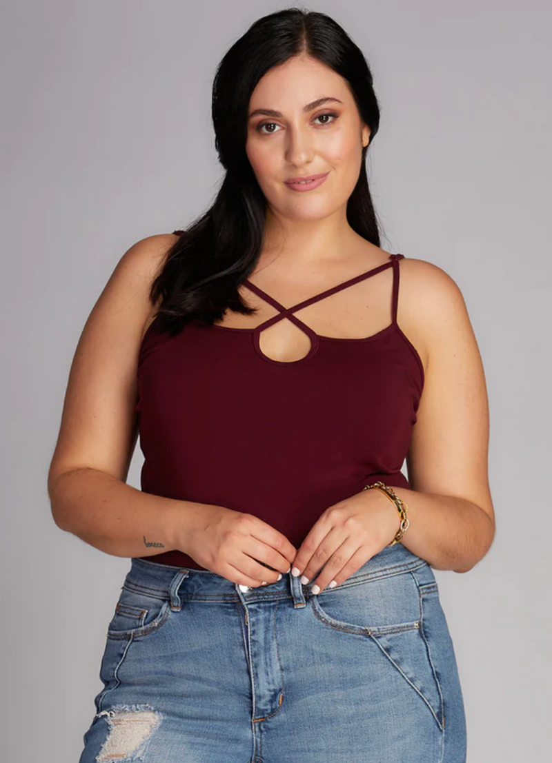 C'est Moi tank, bamboo plus size (3 colors) – Belle Starr