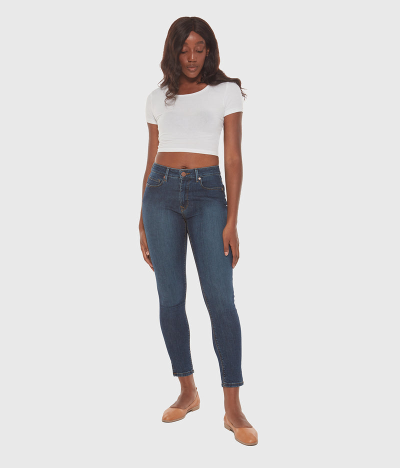 Lola Jeans ​Lindsey High Rise Capri Jeans