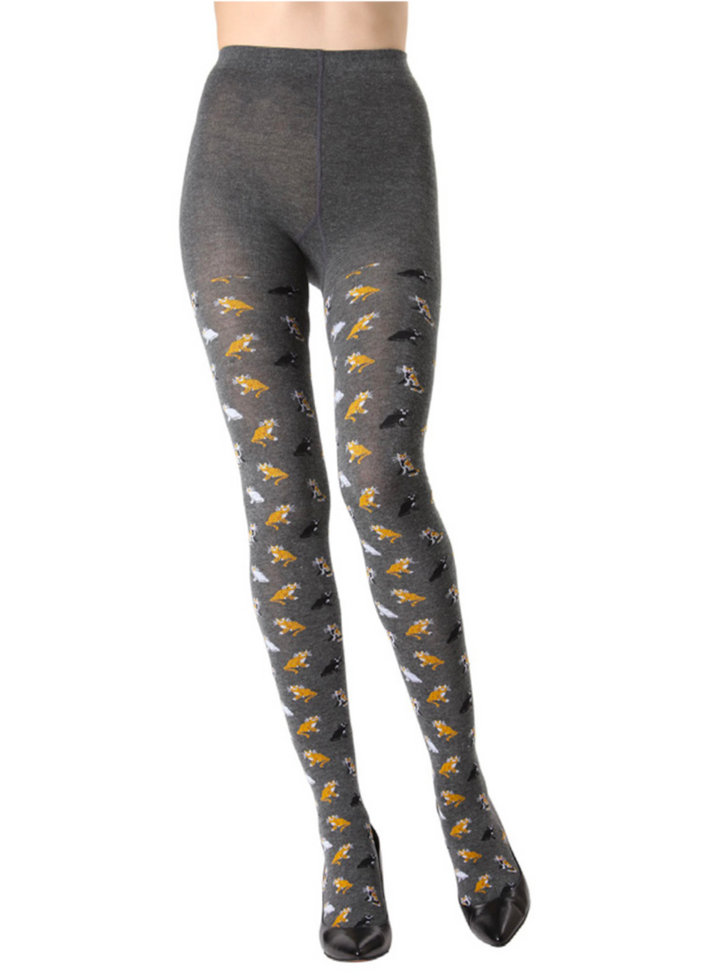 MeMoi tights, sweater-knit print (5 colors/patterns) – Belle Starr