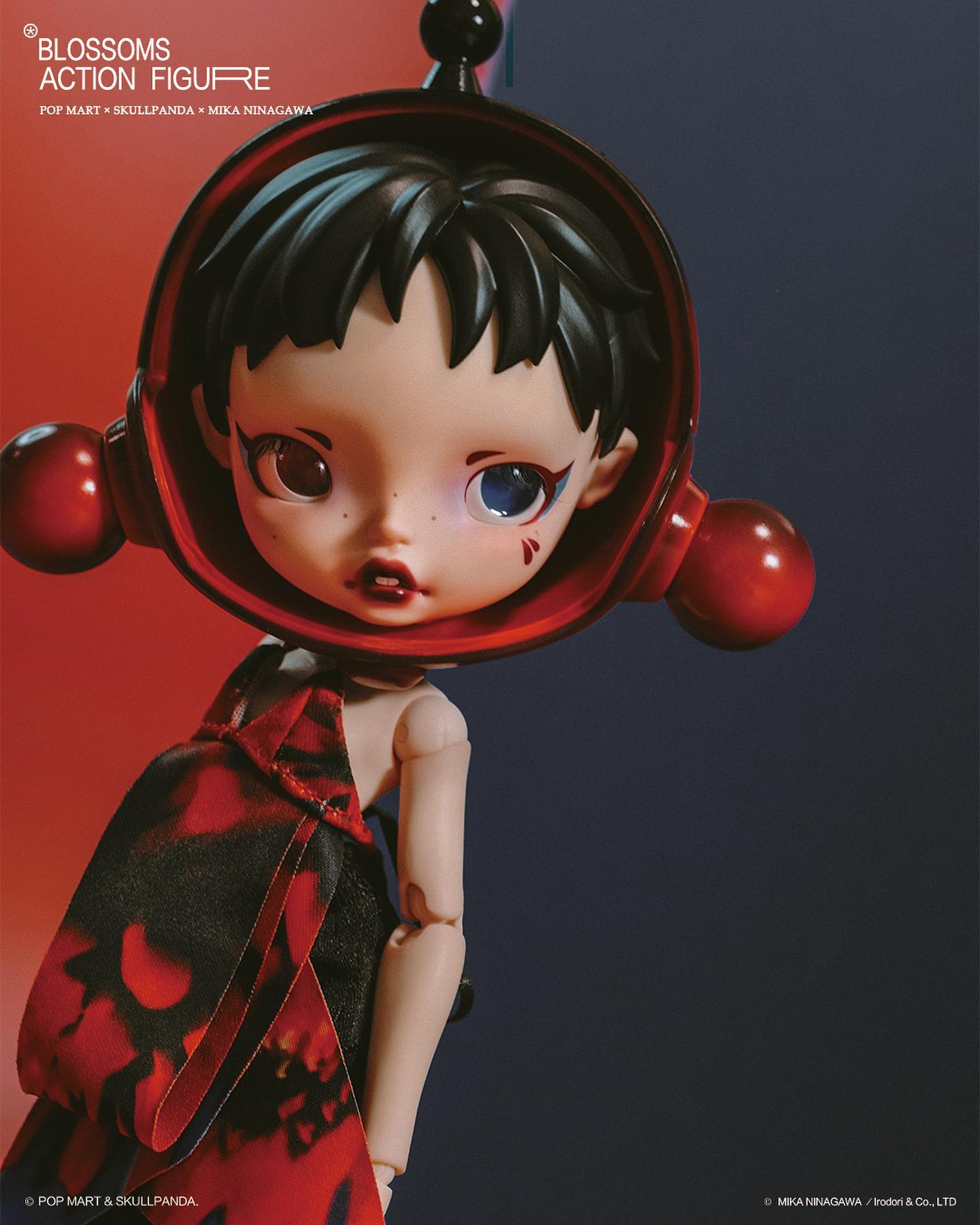 SKULLPANDA × MIKA NINAGAWA Blossoms Action Figure – Strangecat Toys