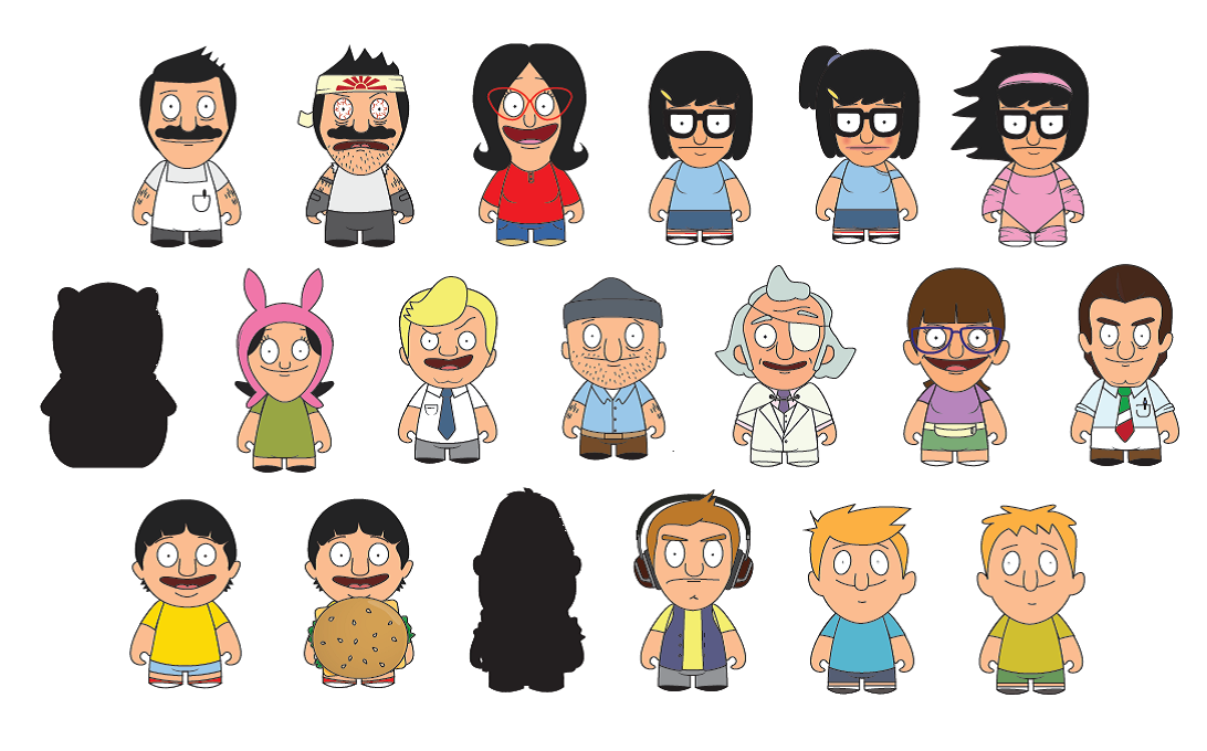 bob's burgers vinyl mini figure