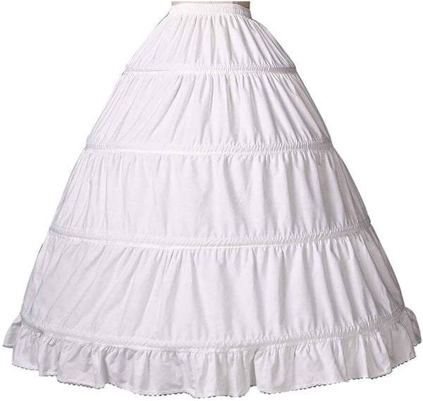 B&C Cotton Long Petticoat, Long Inner Skirt, (719) - B & C Apparel, Bra  & Cotton