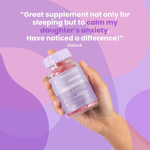 Positive review by a customer in relation to Novomins Magnesium Gummies