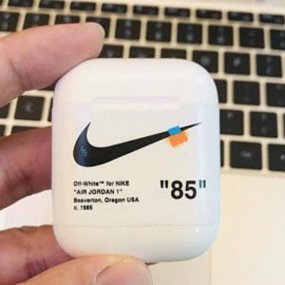 off white nike airpods