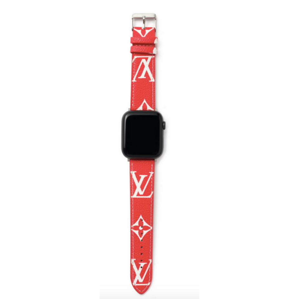 LV x SUP Red Apple Watch Band – FLAMED HYPE