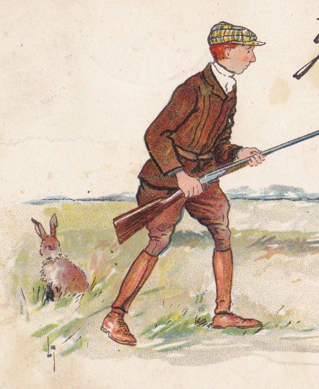 vintage rabbit hunting