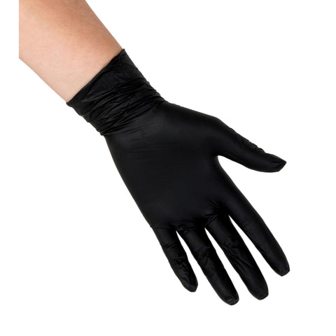 Image of Black Vinyl Gloves, 100 count