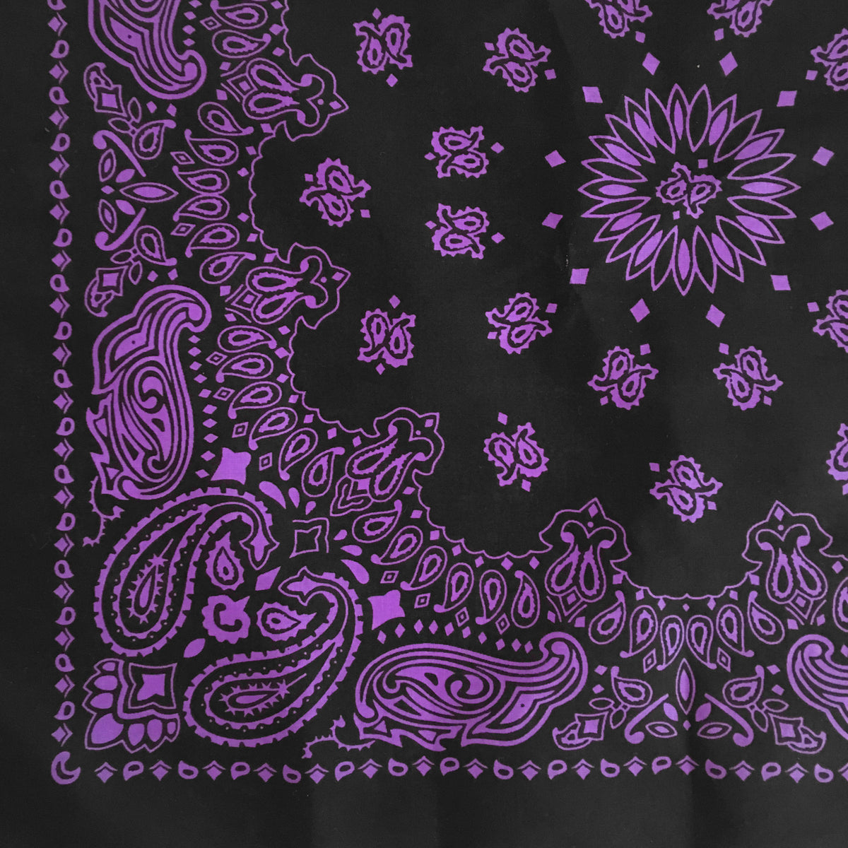 Black & Purple Cowboy Bandana BandanaLove