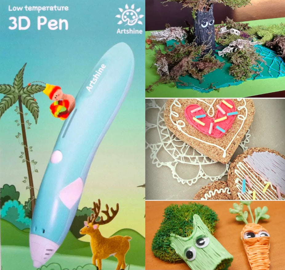 Clay Art Kit + Video Tutorials | Sculpt clay to create fun 2D and