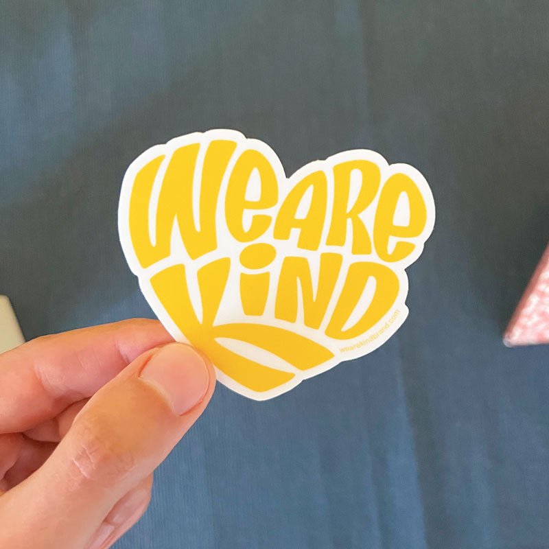 We Are Stardust Holographic sticker — Paper Heart Design
