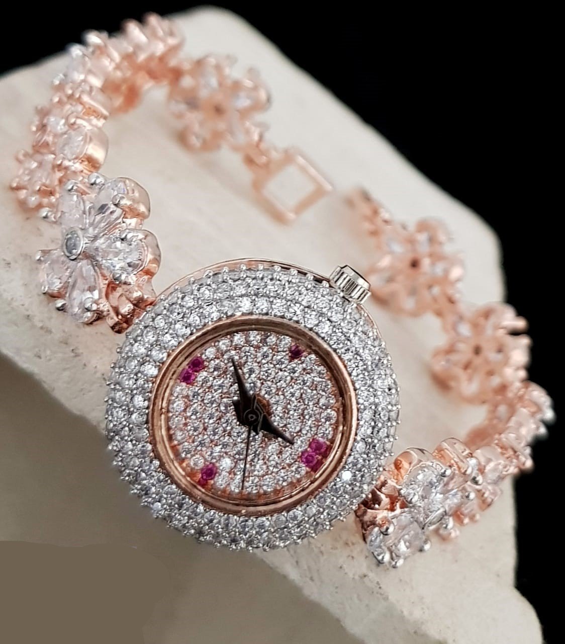 fancy diamond watches