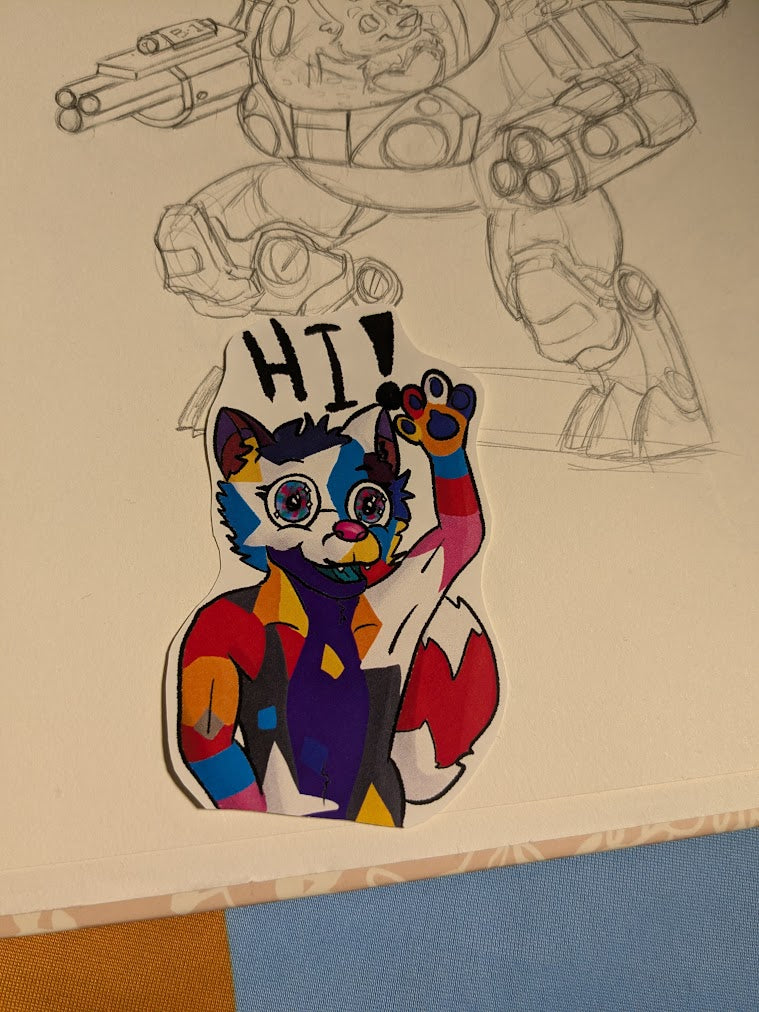 Furry Migration 2024 - Fursona tags and stickers