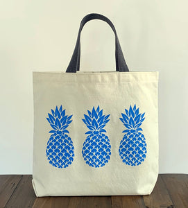 large blue gift bags