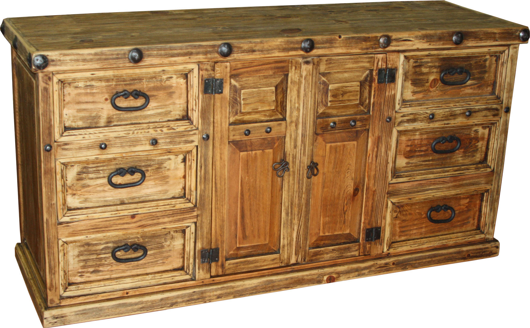 Don Carlos Horizontal Dresser Durango Trail Rustic Furniture