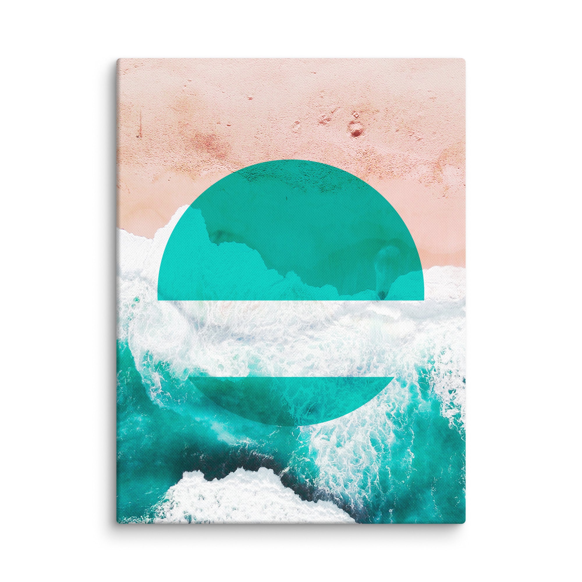 Seafoam Horizons on Canvas