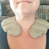 Therapeutic Heat Neck Wrap Amethyst Rocks Infrared healing pain soreness