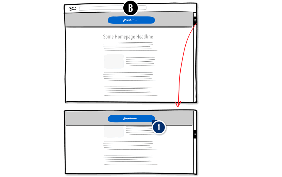 Bottom call to action repetition