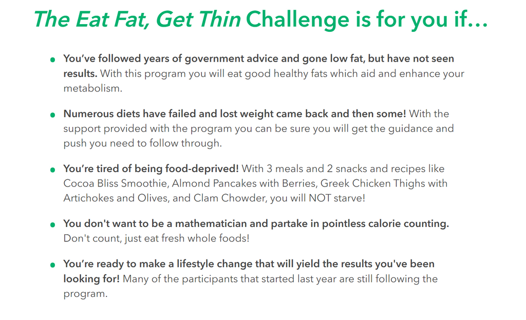 Eat Fat, Get Thin