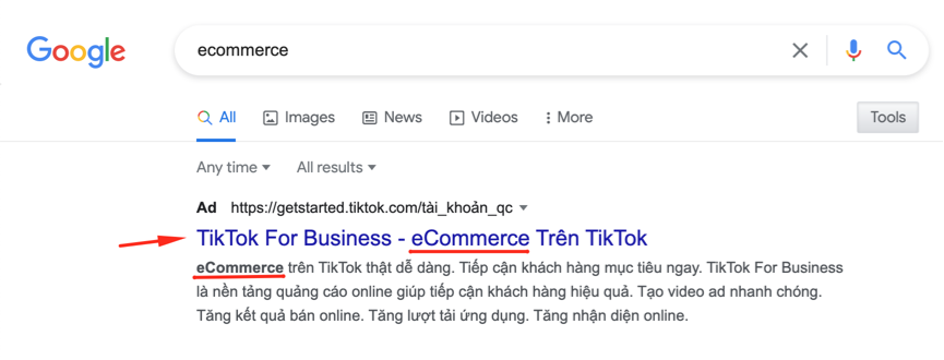 TikTok PPC landing page