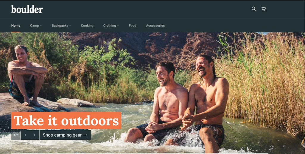 Outdoor style venture theme