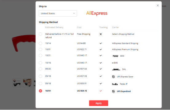 Free shipping Aliexpress