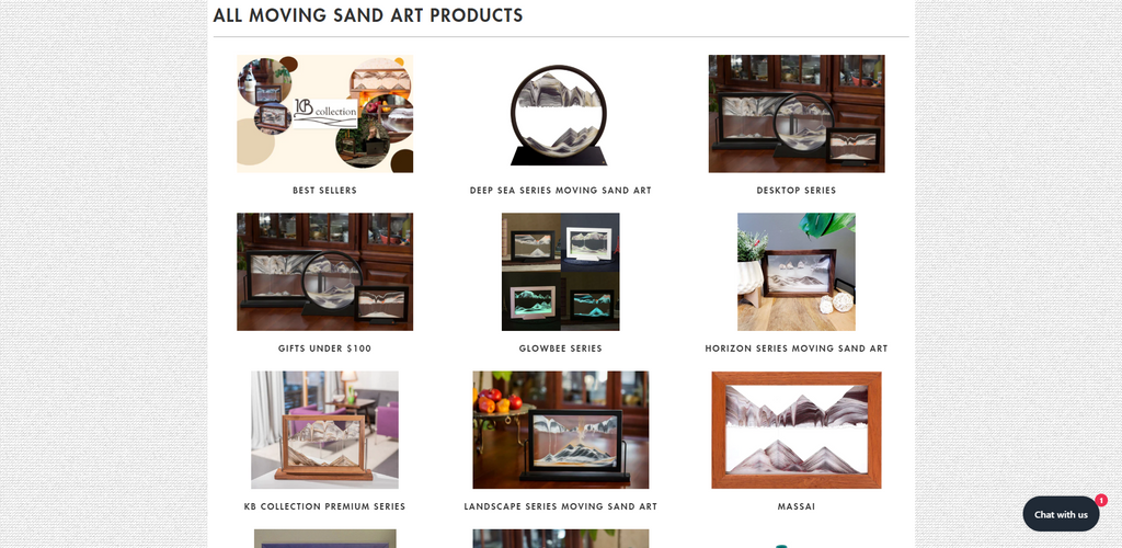 moving sand art products
