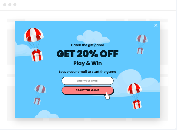 Gamified Popups