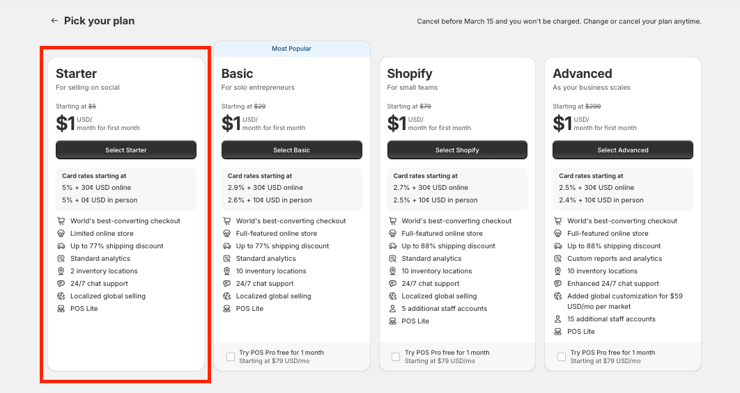 Shopify Starter Plans: How Much Does it Cost?