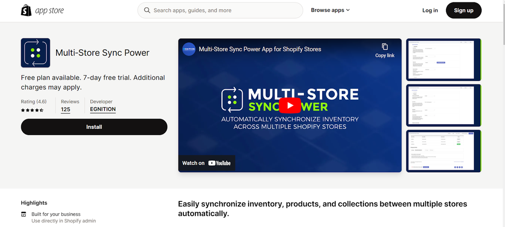 Multi‑Store Sync Power