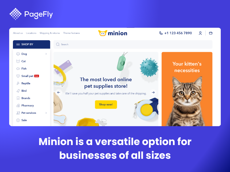 Minion theme - The Best Theme For Pet Industry