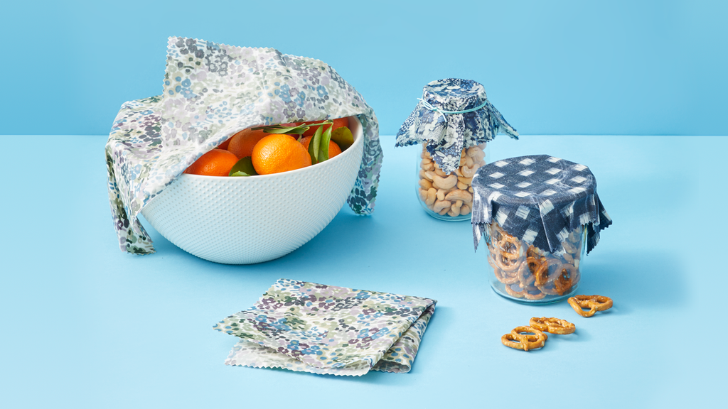 Beeswax wraps are reusable and eco-friendly.