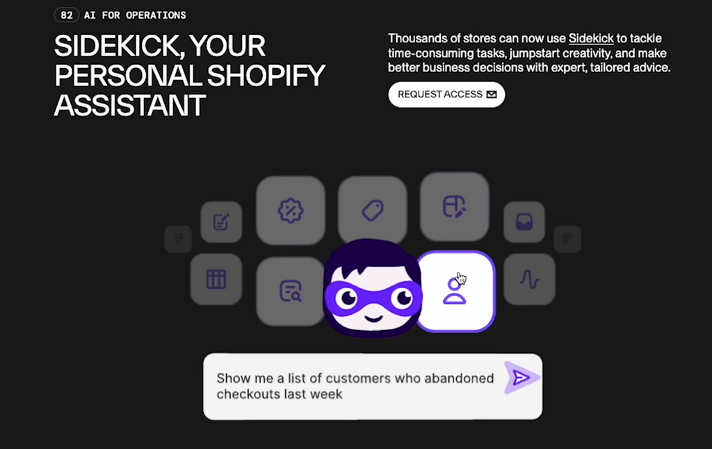 Sidekick: AI Shopify Assistant For Everything Shopify