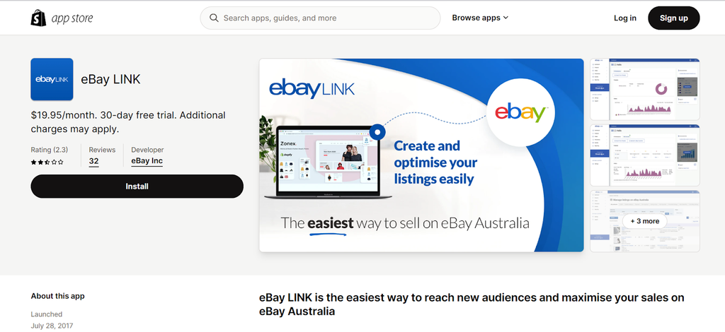 eBay Link app