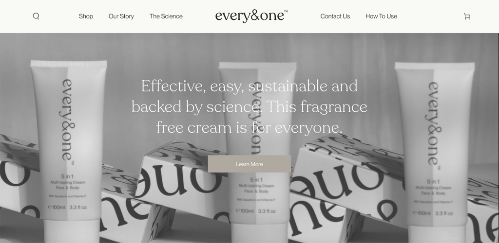 everyandone store in shopify theme be yours