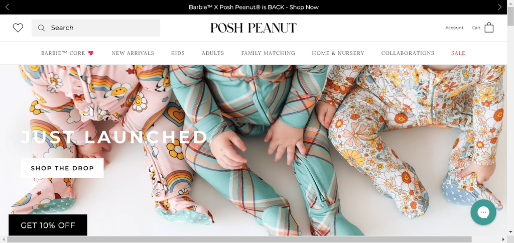 Posh Peanut home page