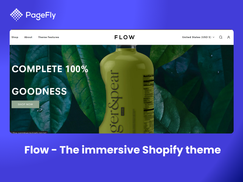 Flow is one of the best converting Shopify theme